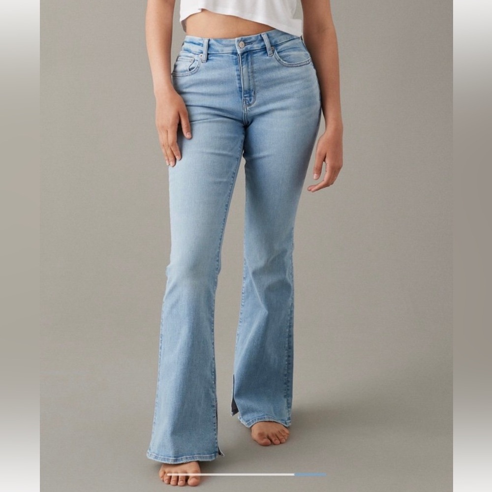 American Eagle Outfitters Blue Straight Leg Jeans